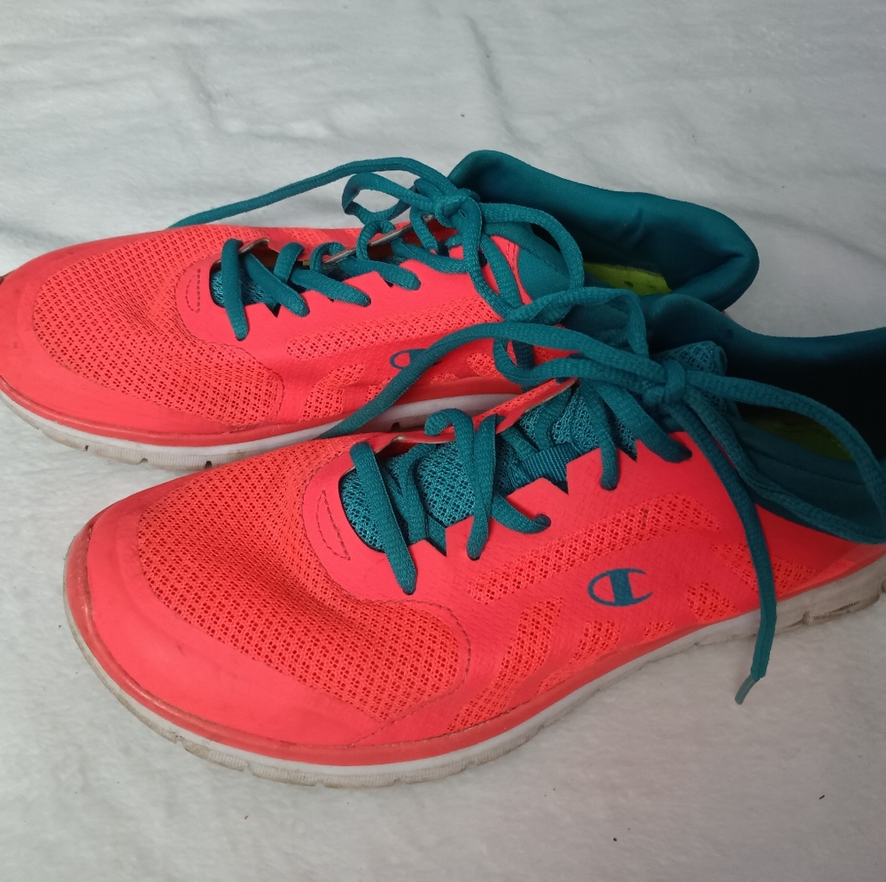 Women's Size 8 Champion Bright Athletic Shoes